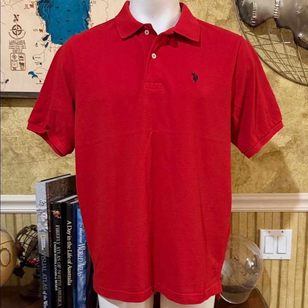U.S. Polo Assn. Classic Red Polo Shirt. XXL